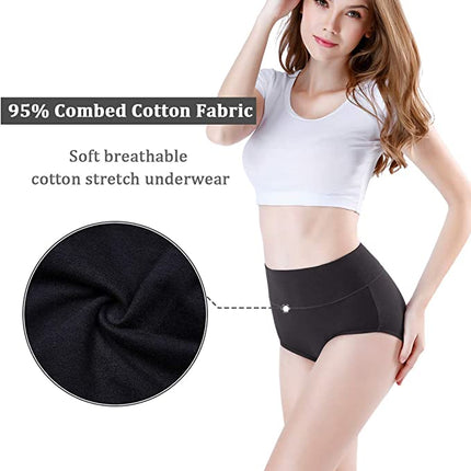 XXL-Slip für Damen mit hoher Taille | 5-teiliges Set