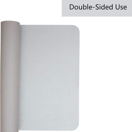 Multifunctional Office Desk Pad - 90 x 43cm - Waterproof Desk Pad Protector - PU Leather Dual-Sided Desk Writing Pad - for Office/Home 