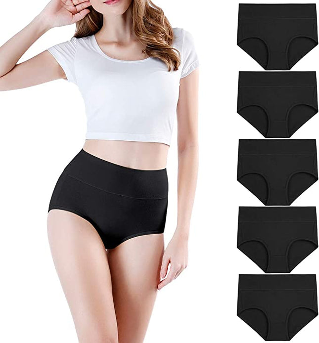 XXL-Slip für Damen mit hoher Taille | 5-teiliges Set