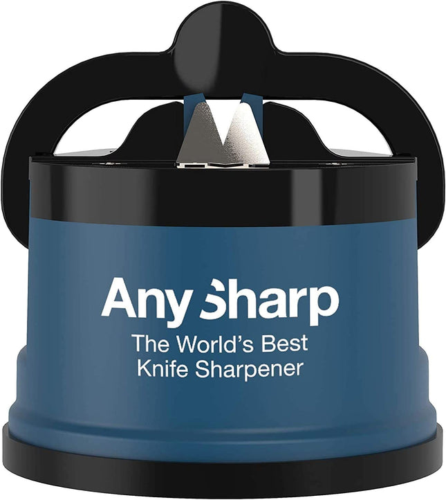 Knife sharpener - with suction cup - Blue 