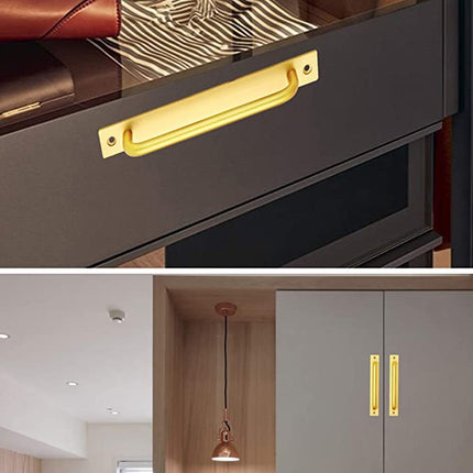 Goldener Türgriff aus Aluminium – sicher, ergonomisch und langlebig