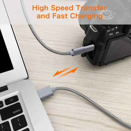 Type-C naar Mini USB 2.0 Adapter - Snel Opladen & Data Sync | 2-Pack