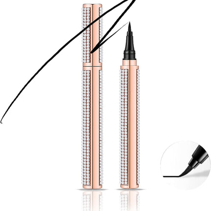 Gold Diamond Star Eyeliner - Intens Zwart, Precies & Langhoudend