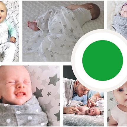 Hydrophiles Tuchset aus Bio-Baumwoll-Musselin für Babys – 70 x 70 cm, 6er-Pack
