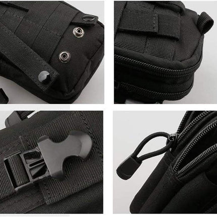 Kompakte und multifunktionale taktische Hüfttasche – perfekt für Outdoor-Abenteuer – Molle-Tasche 