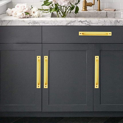 Goldener Türgriff aus Aluminium – sicher, ergonomisch und langlebig