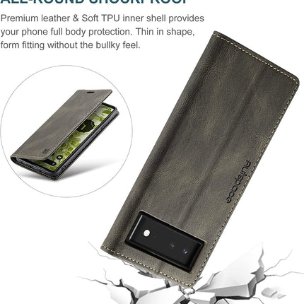 Mobiele telefoonhoes Google Pixel 6 | RFID | Flip Case | Kaartsleuven | Magneet | Standfunctie | Schokbestendig