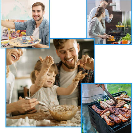 2 Pack Unisex Adjustable Cooking Apron with 2 Pockets Liquid Drop Water Resistant Cooking Kitchen Restaurant Bar Painting BBQ Apron, Multi Purpose, Black Aprons Chef Apron Unisex Aprons for Women 
