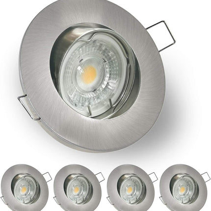 Set van 5 Inbouwspot - LED - Warm Wit - Draaibaar | A++