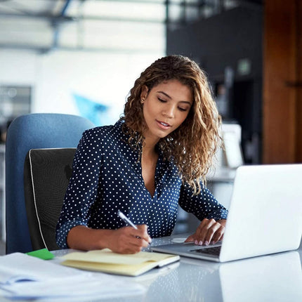Rückenstützkissen – hochwertiger Memory-Schaum – bequem für das Büro oder Auto