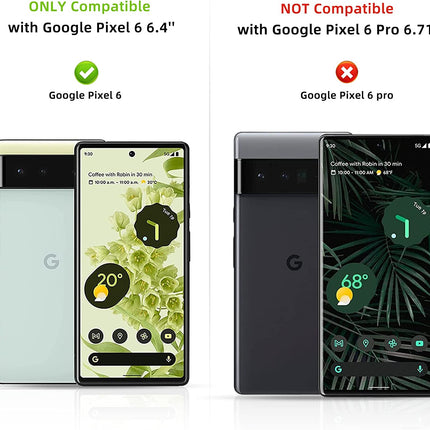 Mobiele telefoonhoes Google Pixel 6 | RFID | Flip Case | Kaartsleuven | Magneet | Standfunctie | Schokbestendig