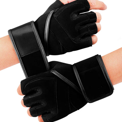 Fitness gloves - Training gloves with wrist support and palm protection - non-slip - ideal for weightlifting, crossfit, bodybuilding - Sports gloves for men and women - Size XXL