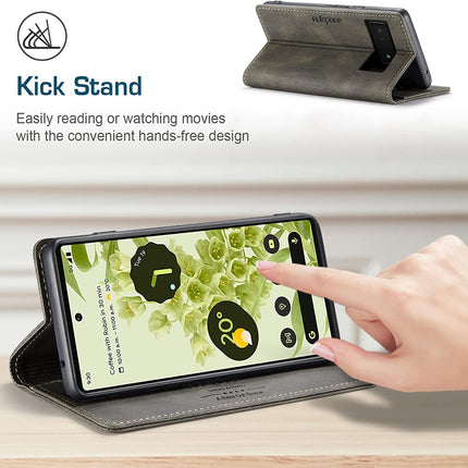 Mobiele telefoonhoes Google Pixel 6 | RFID | Flip Case | Kaartsleuven | Magneet | Standfunctie | Schokbestendig