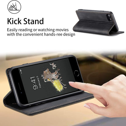Case, RFID Protective Cell Phone Case for iPhone 8/7/6/6s/SE2020, Book Cover, Card Slot, Money Slot, Stand, Flip Case, Magnetic Flip Case, Leather Case, Protective Case 