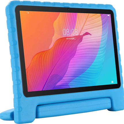 MatePad T10s-Hoes voor kinderen,  geschikt voor 10,1-inch Huawei anti-impact kinder-hoes met converteerbaar handvat, lichtgewicht baby-ondersteuningshoes voor Huawei MatePad T10s 10,1-inch (blauw)