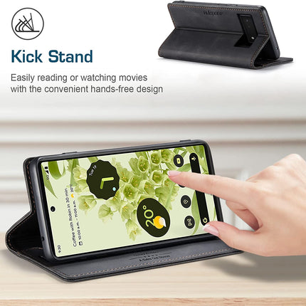 Mobiele telefoonhoes Google Pixel 6 | RFID | Flip Case | Kaartsleuven | Magneet | Standfunctie | Schokbestendig