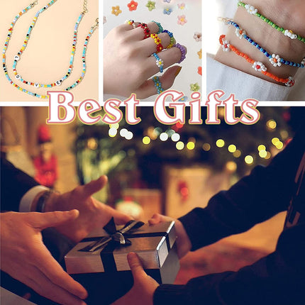 Schmuck- und Armbandperlen-Set – 7950 Teile – zum Selbermachen