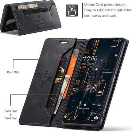 Luxuriöse Handyhülle aus PU-Leder, geeignet für Samsung Galaxy A22 5G/F42 5G – elegant und praktisch