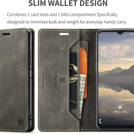 Luxuriöse Handyhülle aus PU-Leder, geeignet für Samsung Galaxy A22 5G/F42 5G – elegant und praktisch
