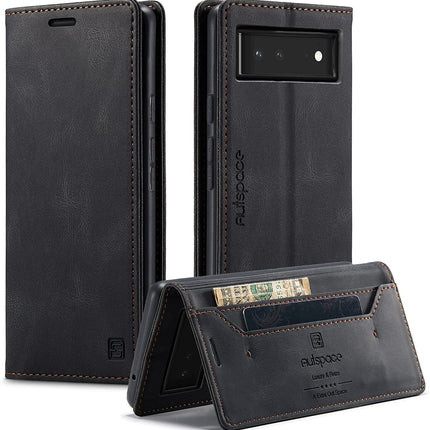 Mobiele telefoonhoes Google Pixel 6 | RFID | Flip Case | Kaartsleuven | Magneet | Standfunctie | Schokbestendig