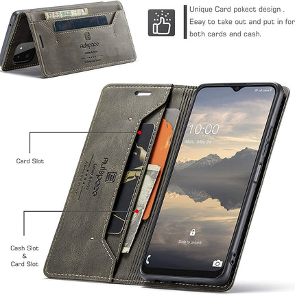Luxuriöse Handyhülle aus PU-Leder, geeignet für Samsung Galaxy A22 5G/F42 5G – elegant und praktisch