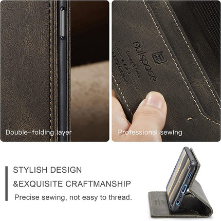 Luxuriöse Handyhülle aus PU-Leder, geeignet für Samsung Galaxy A22 5G/F42 5G – elegant und praktisch