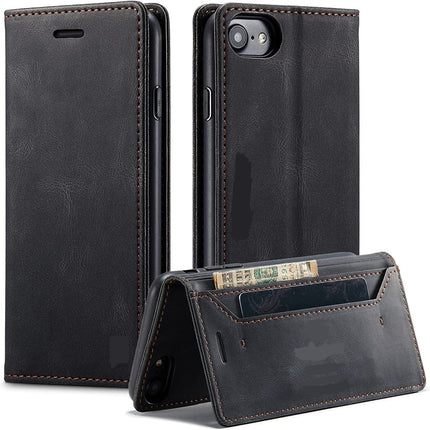 Case, RFID Protective Cell Phone Case for iPhone 8/7/6/6s/SE2020, Book Cover, Card Slot, Money Slot, Stand, Flip Case, Magnetic Flip Case, Leather Case, Protective Case 