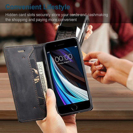 Case, RFID Protective Cell Phone Case for iPhone 8/7/6/6s/SE2020, Book Cover, Card Slot, Money Slot, Stand, Flip Case, Magnetic Flip Case, Leather Case, Protective Case 