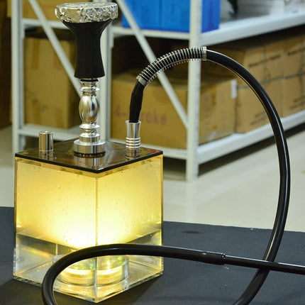 Wasserpfeifen-Set – mehrfarbige LED – mit Fernbedienung