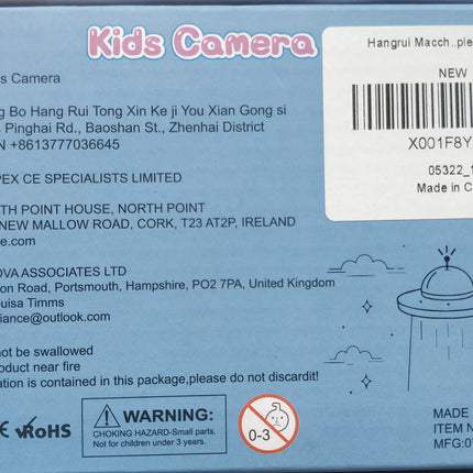 Kids Camera Blue, Digital Camera with 2.4 Inch Large Screen 1080P HD 20MP Built-in 32GB SD Card Selfie Camera Kids Camera Kids for 3-12 Years Girls Birthday Kids BLUE