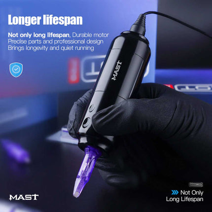 Tattoo Machine |  Mastsensor (WQ827)+Dragonhawk T1 Batterij (P015)