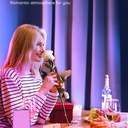 LED-Stimmungslampe – dimmbar – 7 Farben – Touch-Bedienung